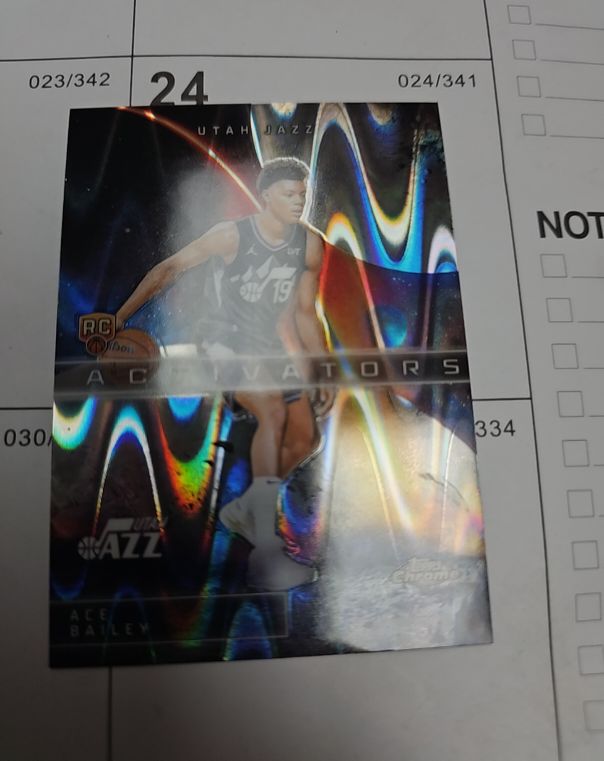 2025-26 Topps Chrome #AC-15 Ace Bailey Activators Raywave Refractor — front