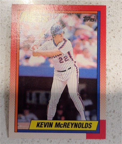 1990 Topps #545 Kevin McReynolds — front