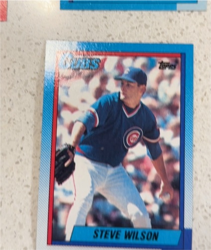 1990 Topps #741 Steve Wilson — front