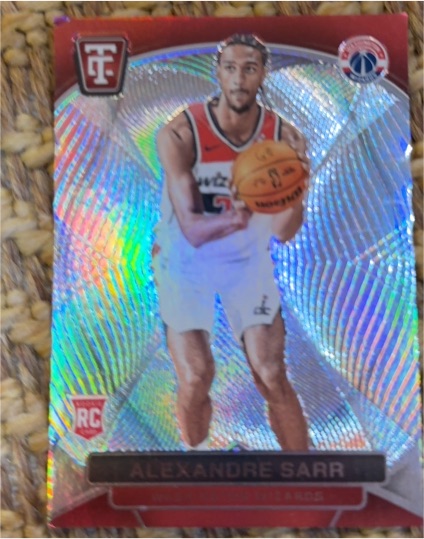 2024-25 Panini Totally Certified #136 Alexandre Sarr Rookie — front