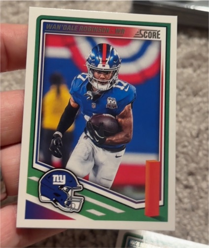 2025 Panini Score #166 Wan'Dale Robinson — front