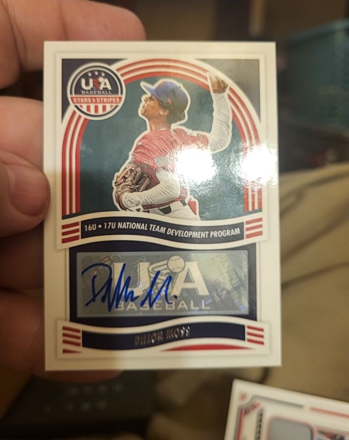 2024 Panini USA Stars & Stripes #NTS-DM Dillon Moss — front