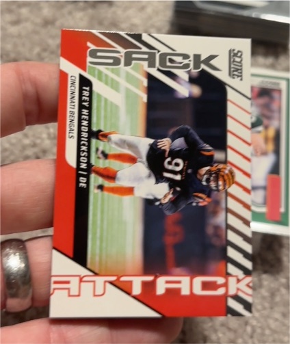 2025 Score #5 Trey Hendrickson Sack Attack — front