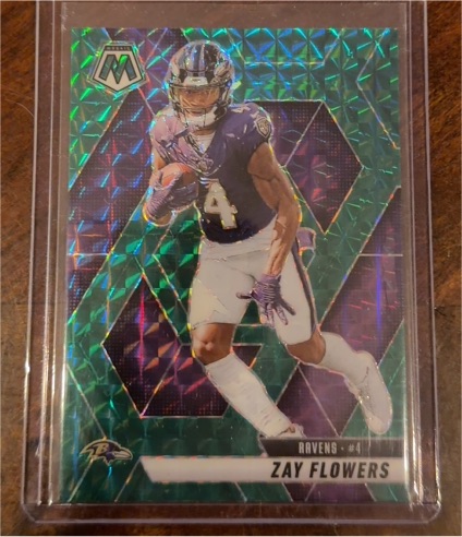 2025 Panini Mosaic #8 Zay Flowers — front