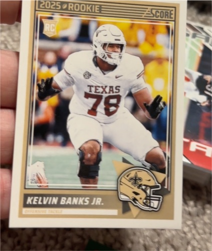 2025 Panini Score #23 Kelvin Banks Jr. — front