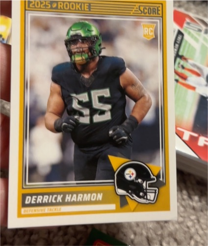 2025 Panini Score #81 Derrick Harmon — front