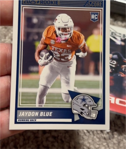 2025 Panini Score #39 Jaydon Blue — front