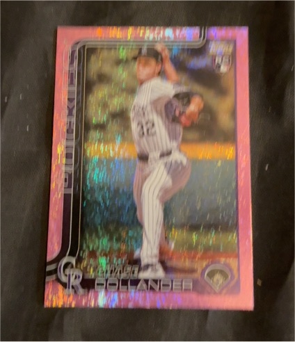 2025 Topps Holiday #H130 Chase Dollander — front