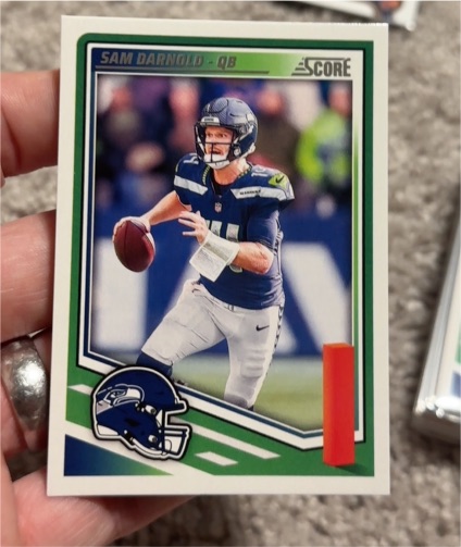 2025 Panini Score #40 Sam Darnold — front
