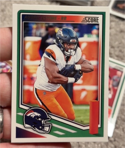 2025 Panini Score Football #172 Audric Estime — front
