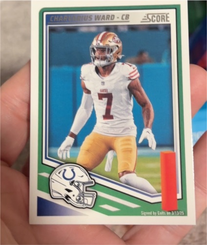2025 Panini Score #147 Charvarius Ward — front