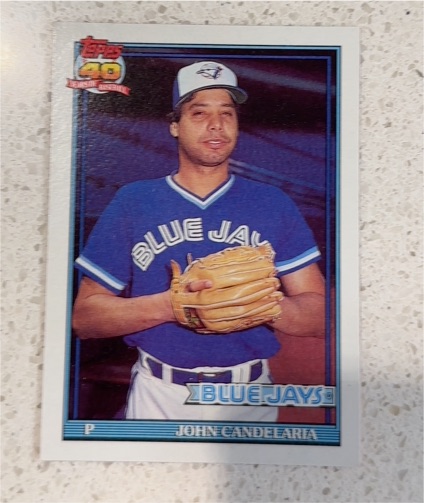 1991 Topps #777 John Candelaria — front