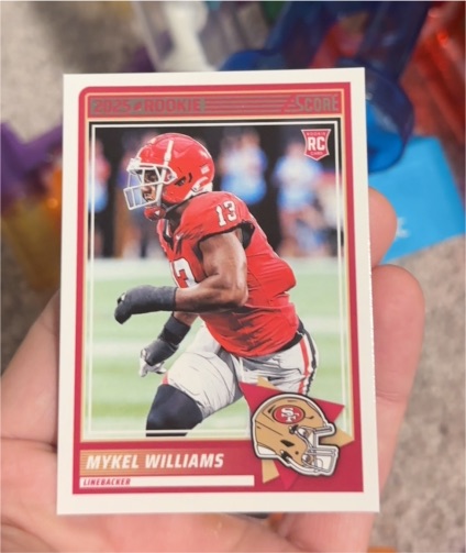 2025 Panini Score #28 Mykel Williams — front