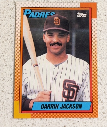 1990 Topps #624 Darrin Jackson — front