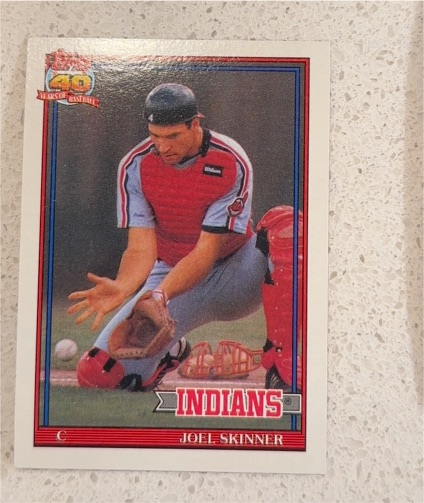 1991 Topps #783 Joel Skinner — front