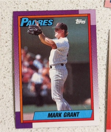1990 Topps #537 Mark Grant — front