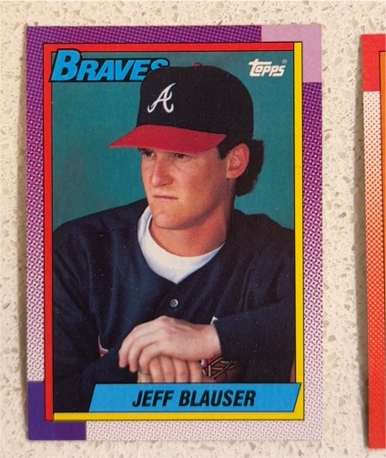 1990 Topps #251 Jeff Blauser — front