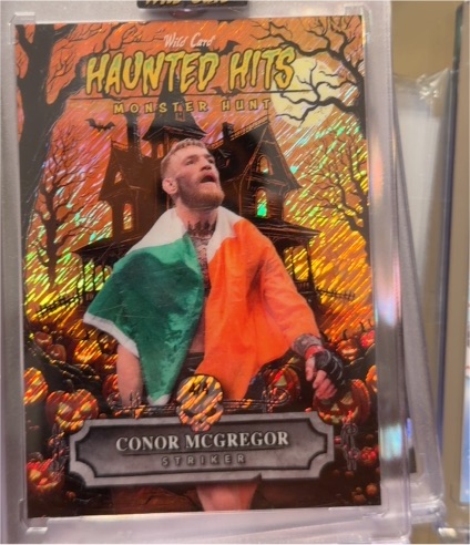 2025 Wild Card Haunted Hits Monster Hunt Conor McGregor — front