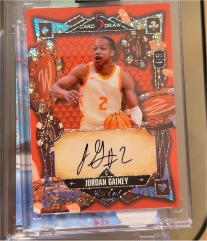 2024 Wild Card 5 Card Draw #5CDM15 Jordan Gainey — front
