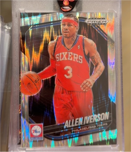 2024-25 Panini Prizm Black #262 Allen Iverson — front