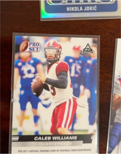 2022 Pro Set Draft #PS-04 Caleb Williams — front