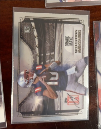 2024 Topps Signature Class Gridiron Ambassadors #GA-3 Drake Maye — front