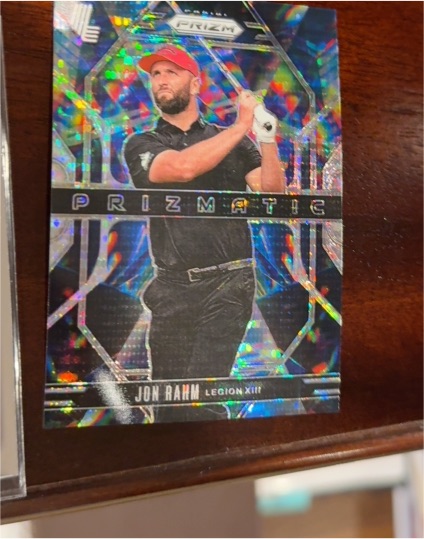 2025 Panini Prizm LIV Golf #9 Jon Rahm Prizmatic — front
