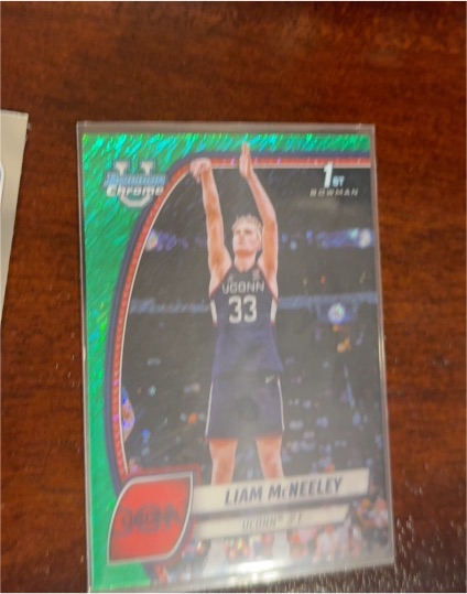 2024-25 Bowman University Chrome #52 Liam McNeely — front