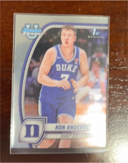 2024-25 Bowman University Chrome #48 Kon Knueppel — front