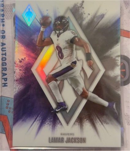 2025 Panini Phoenix Color Blast #16 Lamar Jackson — front