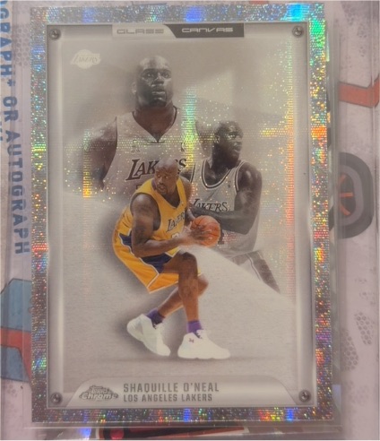 2025-26 Topps Chrome Glass Canvas #GC-11 Shaquille O'Neal — front