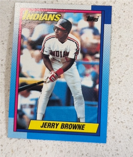 1990 Topps #442 Jerry Browne — front