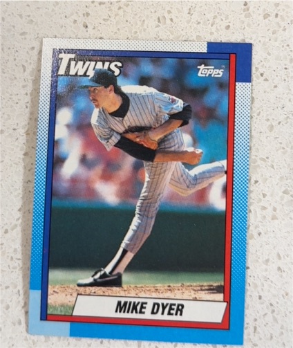 1990 Topps #576 Mike Dyer — front