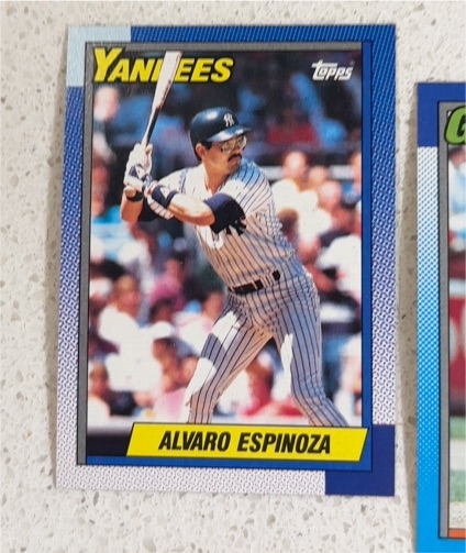 1990 Topps #791 Alvaro Espinoza — front