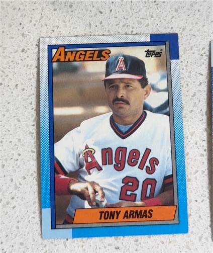 1990 Topps #603 Tony Armas — front