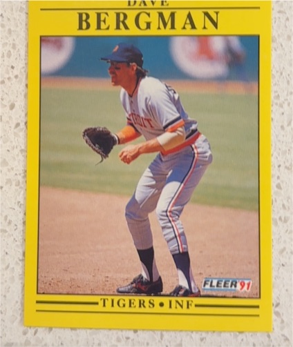 1991 Fleer #331 Dave Bergman — front
