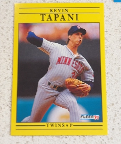 1991 Fleer #625 Kevin Tapani — front