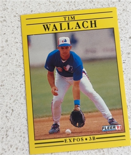 1991 Fleer #251 Tim Wallach — front