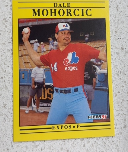 1991 Fleer #239 Dale Mohorcic — front