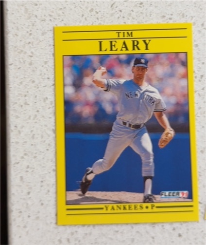 1991 Fleer #670 Tim Leary — front
