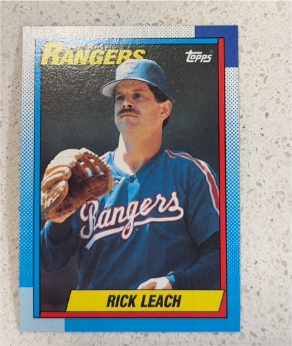 1990 Topps #8 Rick Leach — front