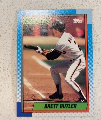 1990 Topps Major League Debut #46 Brett Butler — front