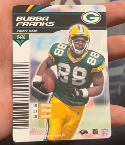 2003 NFL Showdown #121 Bubba Franks — front