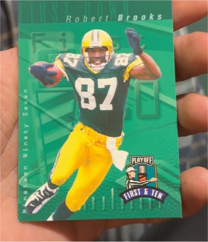 1997 Playoff First & Ten #103 Robert Brooks — front