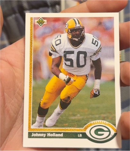 1991 Upper Deck #140 Johnny Holland — front