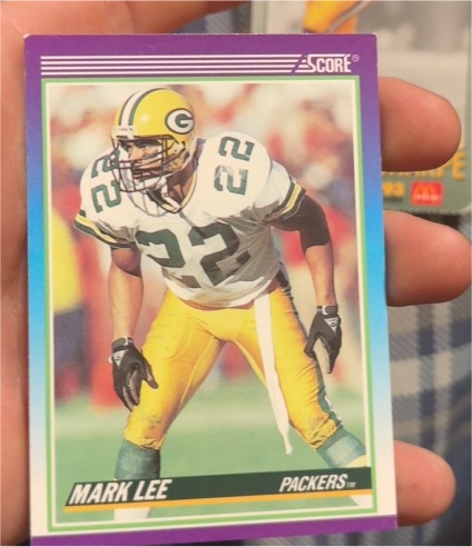 1990 Score #491 Mark Lee — front