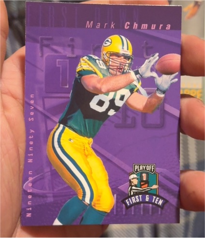 1997 Playoff First and Ten #89 Mark Chmura — front