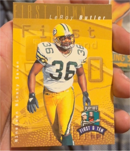 1997 Playoff First & Ten #36 LeRoy Butler — front