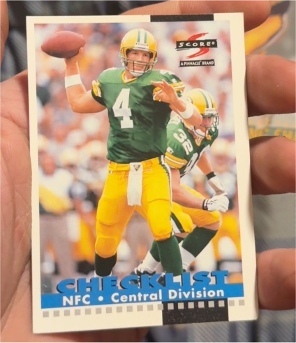 1996 Score #273 Brett Favre — front