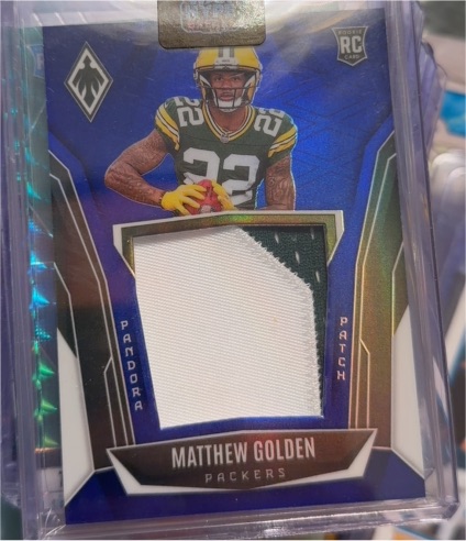 2025 Panini Phoenix Pandora Patch #PAP-MGO Matthew Golden — front
